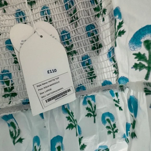 Pink city print Aqua Marigold Hattie top - Picture 6 of 7